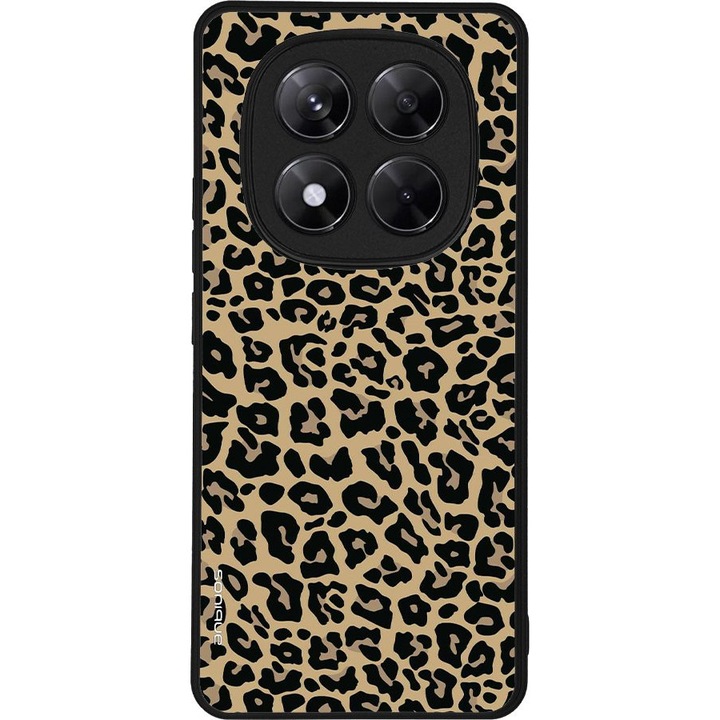 Husa telefon Sonique Animal Print Series, leopard, pentru Xiaomi Redmi Note 14 Pro 5G / Poco X7 5G, silicon, acrilic