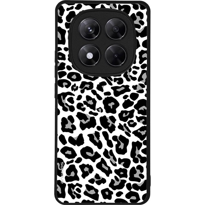 Husa telefon Sonique Animal Print Series pentru Xiaomi Redmi Note 14 Pro Plus 5G, silicon, design leopard, protectie antisoc, dimensiuni variate