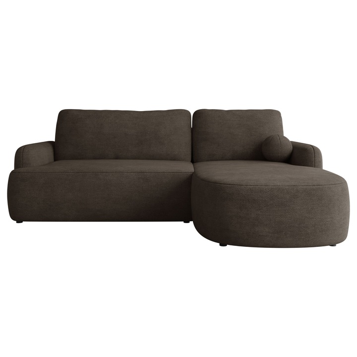 Coltar extensibil MIRJAN 24 Telzo, maro inchis, 212x132cm, 250x174x90cm