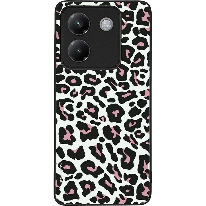Husa telefon Sonique Animal Print Series, leopard, silicon, pentru Xiaomi Poco M7 Pro 5G