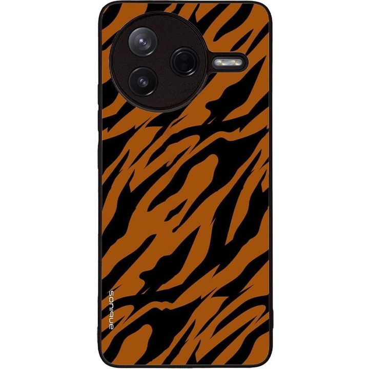 Husa telefon Sonique Animal Print Series pentru Xiaomi Poco F7 Pro 5G, silicon, design animal print, protectie antisoc, multicolor