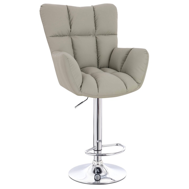 Scaun de birou, Votana, HR650W, Piele Ecologica Premium Soft, Baza Cromata, Culoare