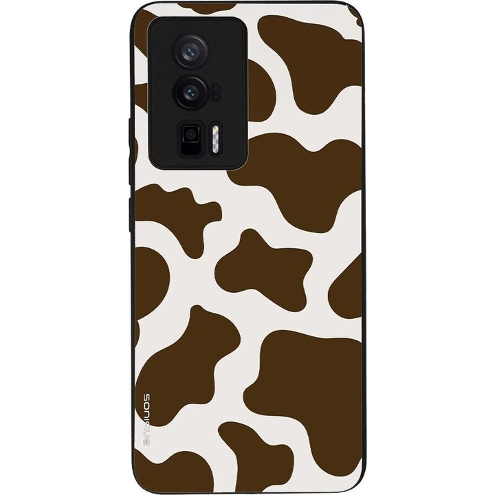 Husa telefon Sonique Animal Print Series pentru Xiaomi Poco F5 Pro 5G, design animal print, silicon, multicolor