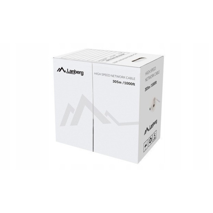Lanberg UTP kábelek 5e 305m, réz, 4x2x0.45mm