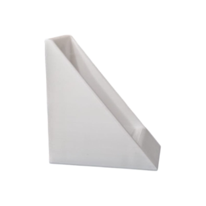 Suport pentru produse de curatenie, plastic PLA, alb