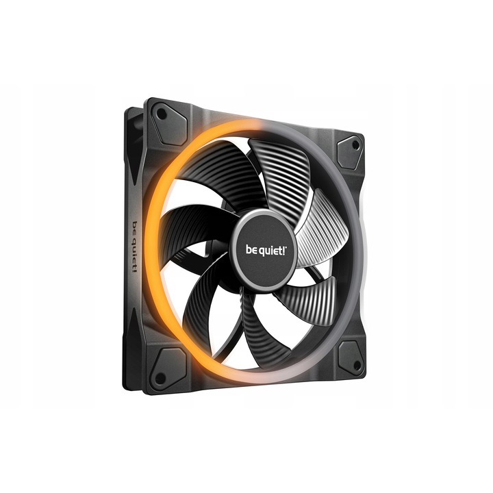 Ventilátor PC be quiet Light Wings 140mm ARGB fekete 25.5dB