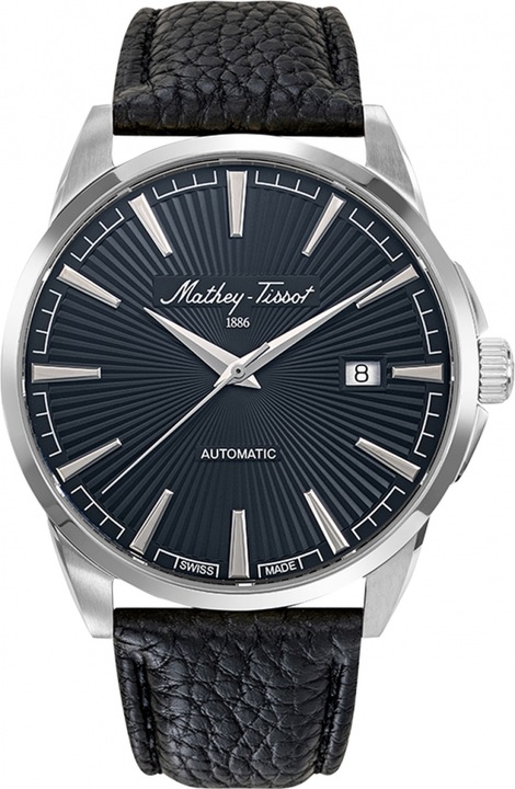 Ceas bărbați Mathey Tissot H711ATAN automat, inox, negru