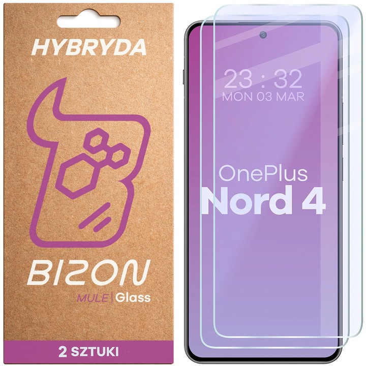 Стъклен протектор, Bizon Glass Mule Duo За Oneplus Nord 4