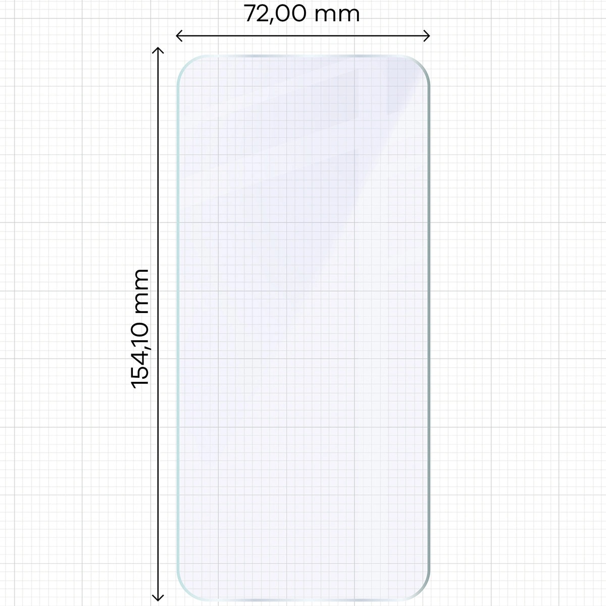 Set 2 Sticle de protecție Bizon AntiShock pentru Oppo Reno15