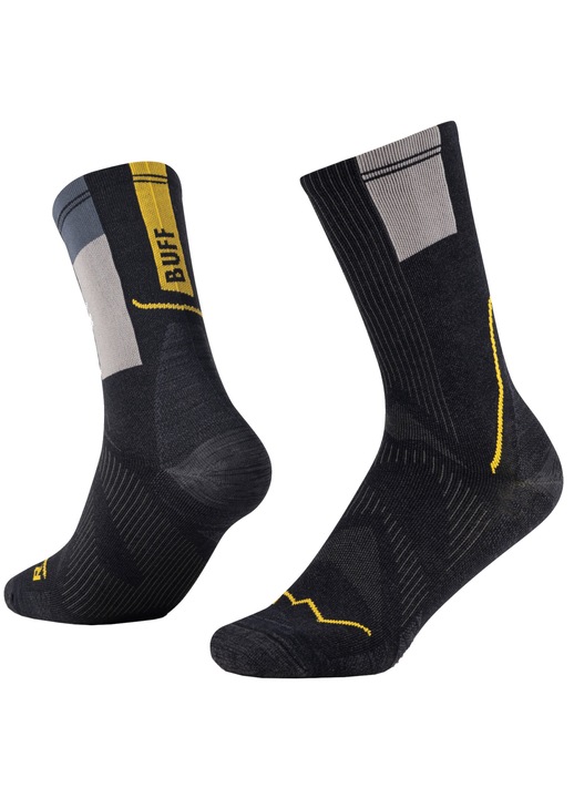 Sosete Unisex, BUFF Coolnet Crew Socks 137789, Negru