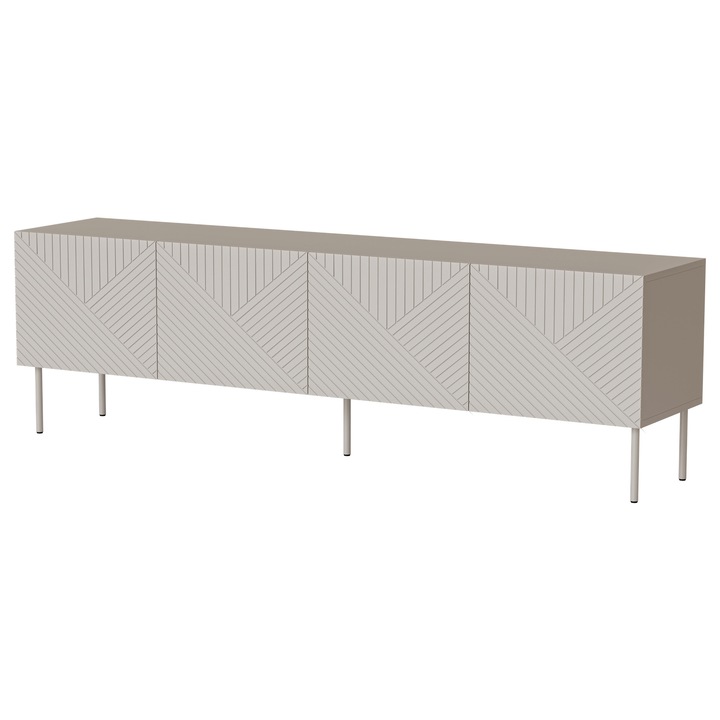 Comoda TV cu picioare Azynit 4D 190, MIRJAN 24, casmir, 40x191x58 cm