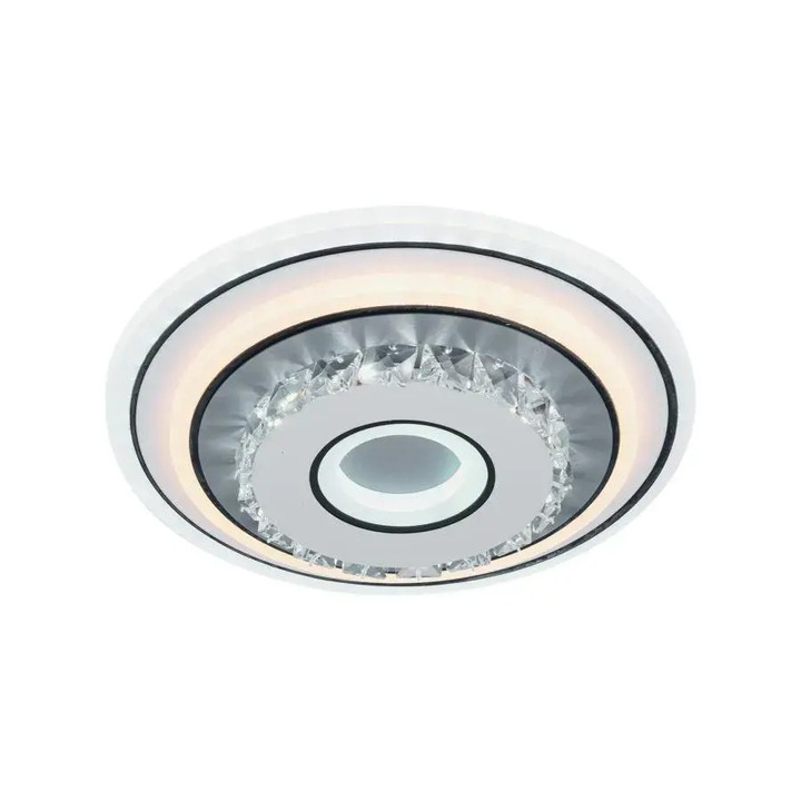 Lustra LED Alessandro DESIGN SERILDA 40 W, 3 LED, Alb, diametru 20cm, înălțime 6cm