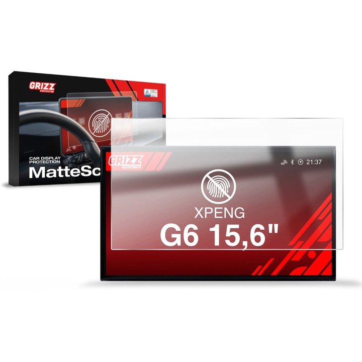 Folie de protectie mata, GrizzProtector - CarDisplay Matte pentru XPENG G6 15, 6 (2025-2026)