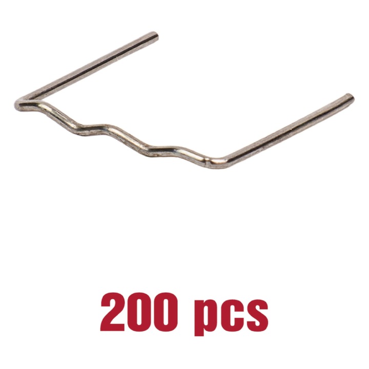 200 kapcsok készlete W műanyag forrasztógéphez, 0, 8 mm, Raider 076216