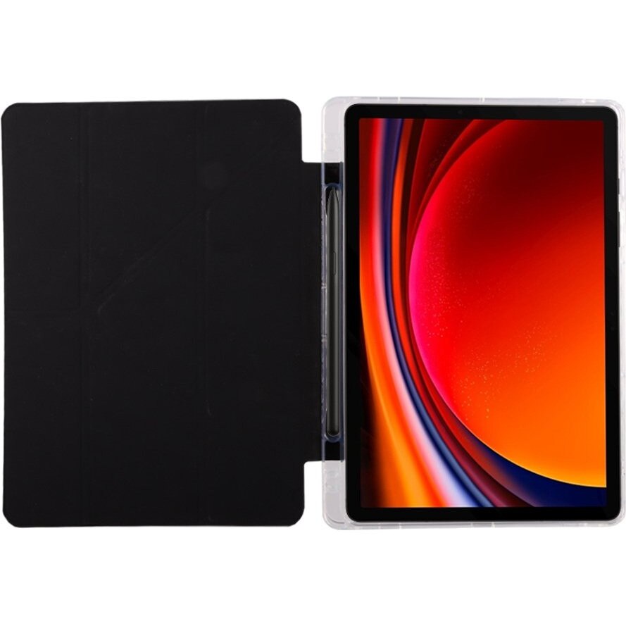 Husa tableta Volte-Tel pentru Samsung Tab S9/S9 FE/S10 FE/S10 Lite, rotativa 360°, piele, neagra, 10.9"