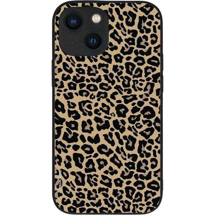 Husa telefon Sonique Animal Print Series, leopard, silicon, pentru Apple iPhone 13 Mini