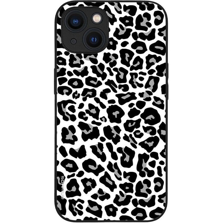 Husa telefon Sonique Animal Print Series pentru Apple iPhone 13, design leopard, silicon, acrilic