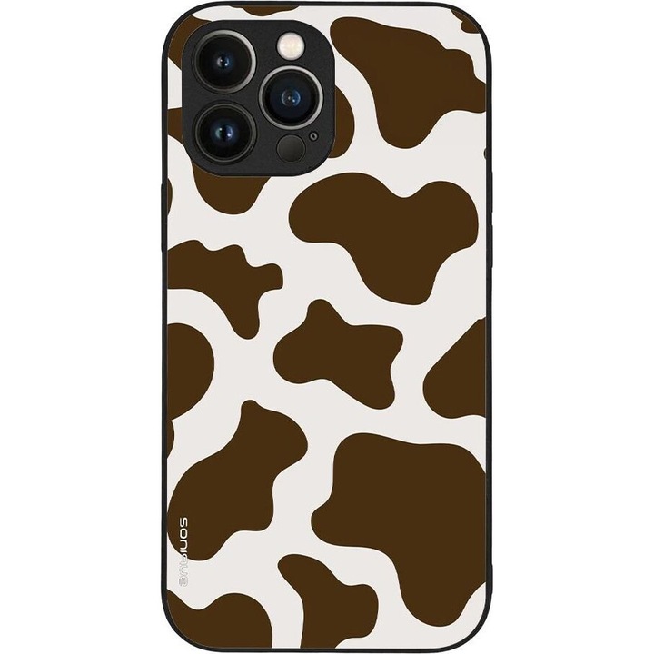 Husa telefon Sonique Animal Print Series, protectie extra, silicon, multicolor, pentru Apple iPhone 13 Pro Max
