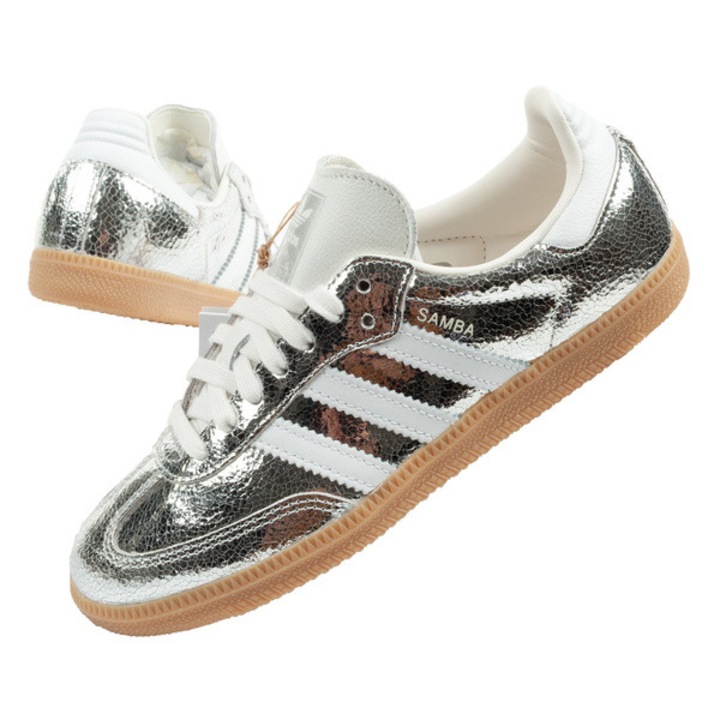 Adidas Samba OG Tenisi Argintii pentru Femei, Piele la Moda 38, 5
