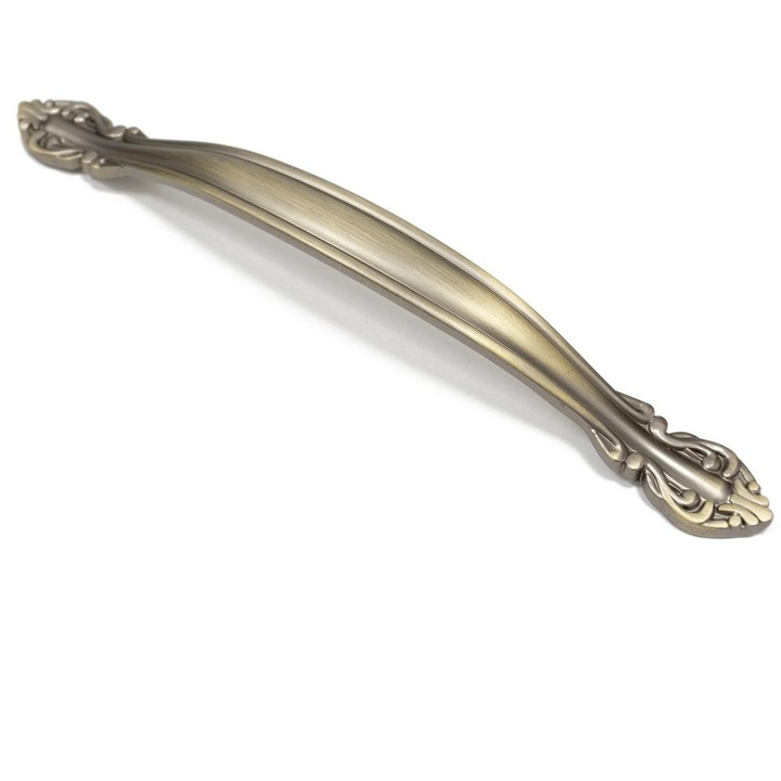 Set 2 x Maner Model Marida, 128 mm, Antic Auriu, Zamac