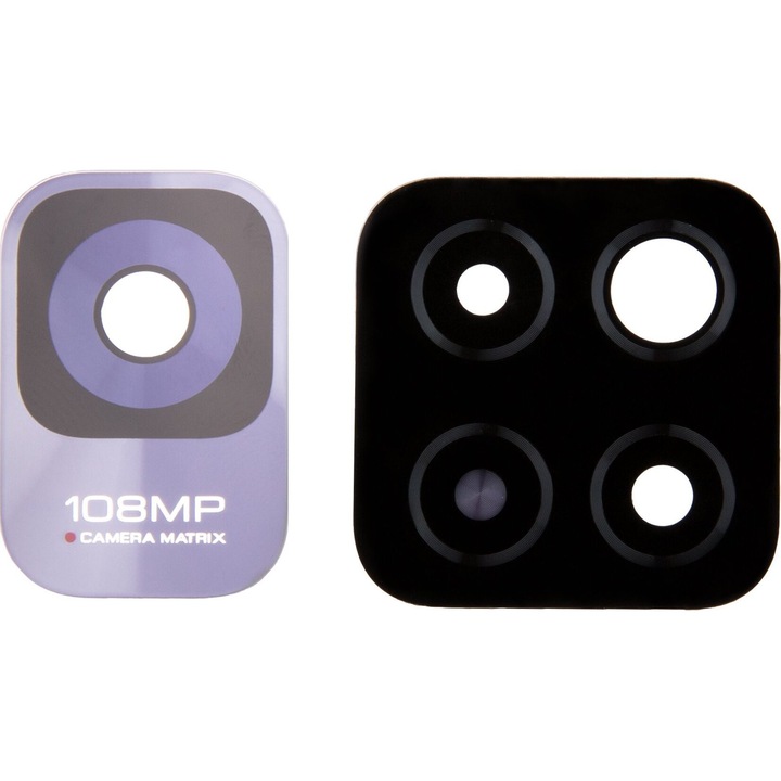 Folie pentru camera telefon, Negru, Compatibil cu Xiaomi Redmi Note 11 Pro+ 5G