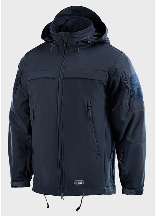 Jachetă tactică M-Tac, softshell, bleumarin, mărimea, Albastru inchis