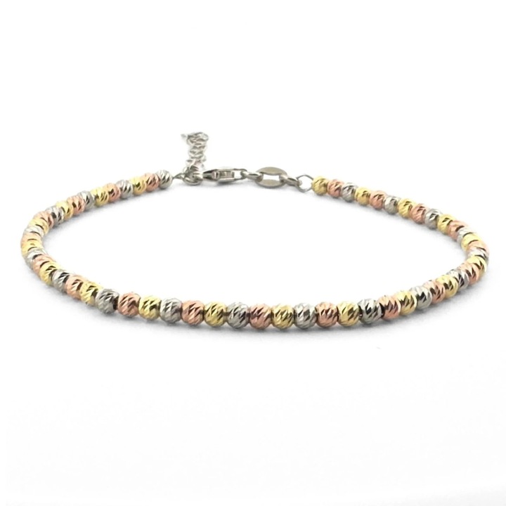 Brățară argint, Onixbox, 3 culori, ajustabilă, unisex, 16x4cm