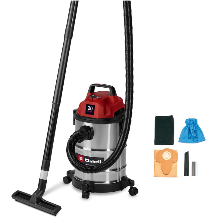 Aspirator umed-uscat Einhell TC-VC 2045 S 900 W 180 mbar 20L — imaginea 2
