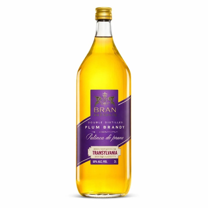 Palinca de Prune 50%, Bran, 2 l