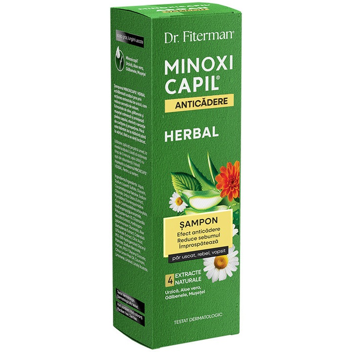 Sampon Doctor Fiterman MINOXICAPIL HERBAL, 200 ml
