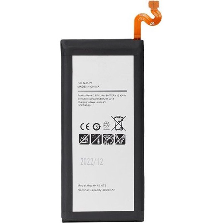 Baterie compatibila EB-BN965ABE pentru Samsung Galaxy Note 9, 4000mAh