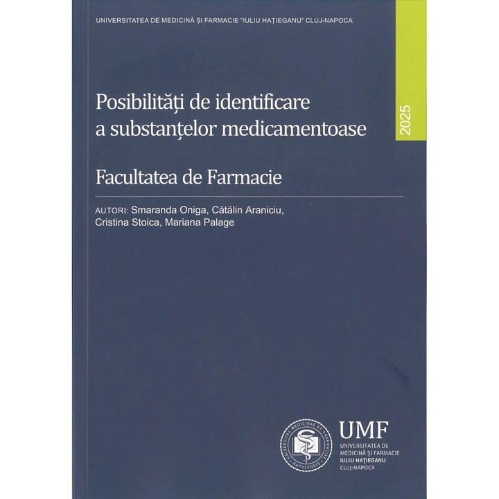 Posibilitati de identificare a substantelor medicamentoase, Cristina Stoica