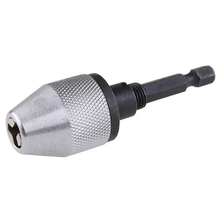 Fúrótokmány 1, 0-6, 0 mm 1/4" Hex fúró-csavarozóba (gyorstokmány)