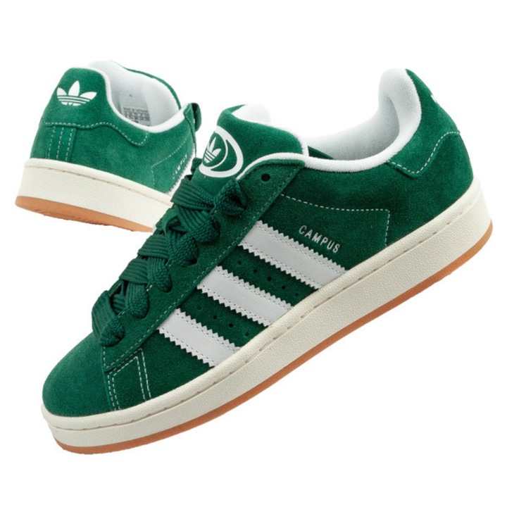 Tenisi adidas Campus 00s femei, piele, verzi, 36 2/3 EU