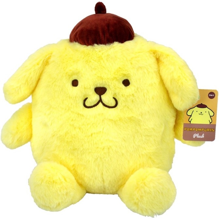 Jucarie de plus Pompurin, Sanrio, 30cm, Galben, pentru copii 3+