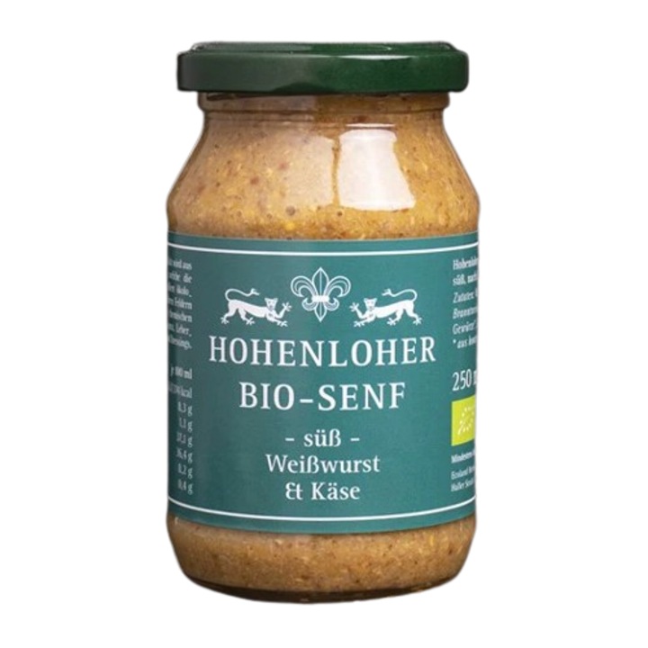 Mustar dulce BIO HOHENLOHER 250ml