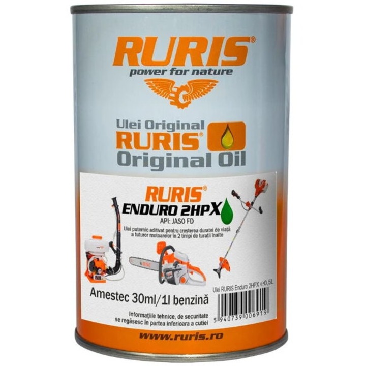 Ulei Ruris Enduro 2HPX 500ML JASO FD