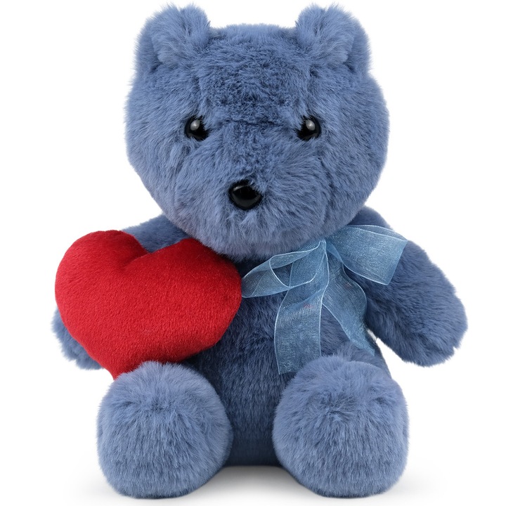 Jucarie Plus WP Merchandise, Ursulet Gloria cu o inima 21cm