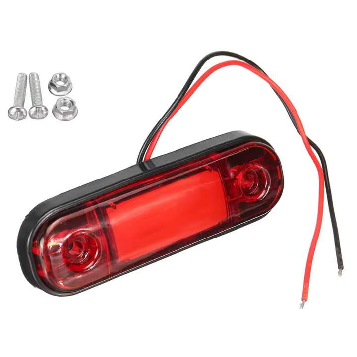 Lampa de gabarit cu neon lumina rosie, 12v-24v
