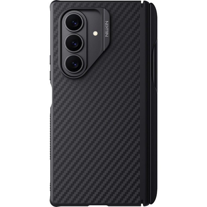 Husa telefon Nillkin PRO Magnetic, protectie completa, aramida, TPU, neagra, pentru Samsung Galaxy Z Fold 7
