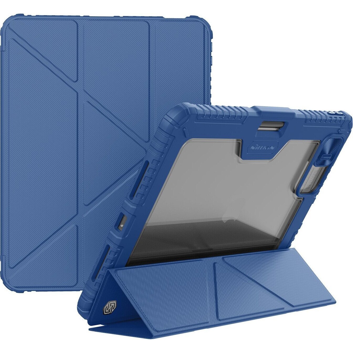 Husa tableta Nillkin Bumper Pro, protectie completa, capac flip, transparent, 12.9 inch
