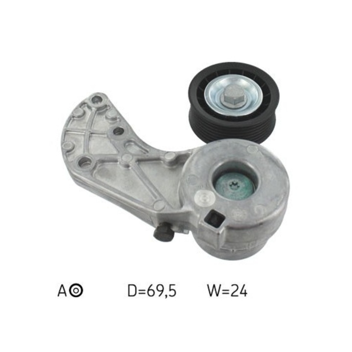 Rola intinzator curea multisant SKF, pentru Volkswagen 3.2/3.6 V6, 95510229900, 541