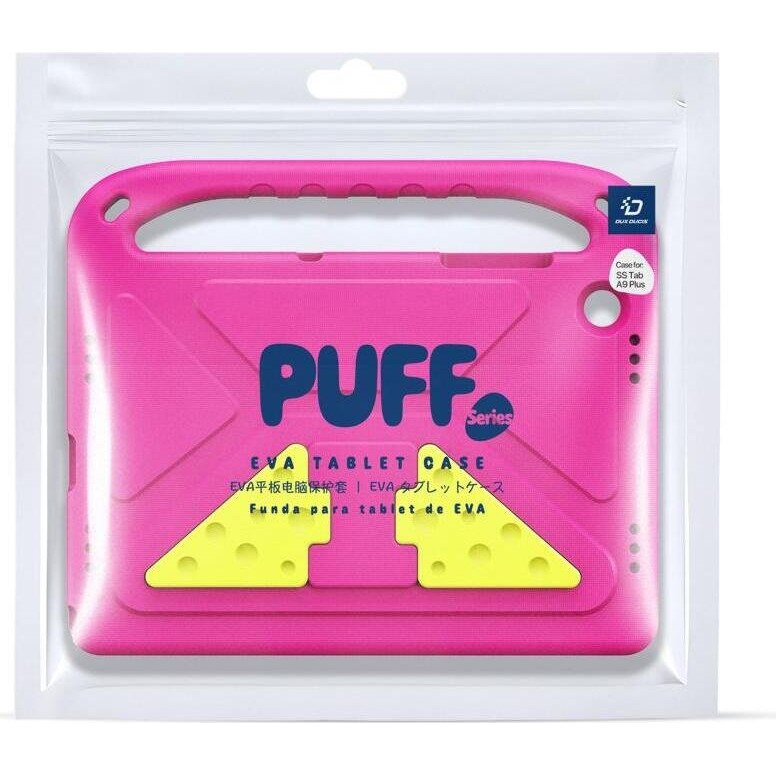 Husa tableta Dux Ducis Puff pentru Samsung Galaxy Tab A9 Plus 11.0, roz, pentru copii