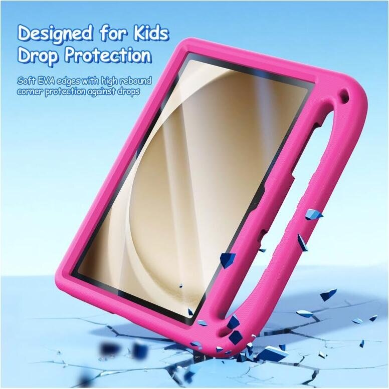 Husa tableta Dux Ducis Puff pentru Samsung Galaxy Tab A9 Plus 11.0, roz, pentru copii