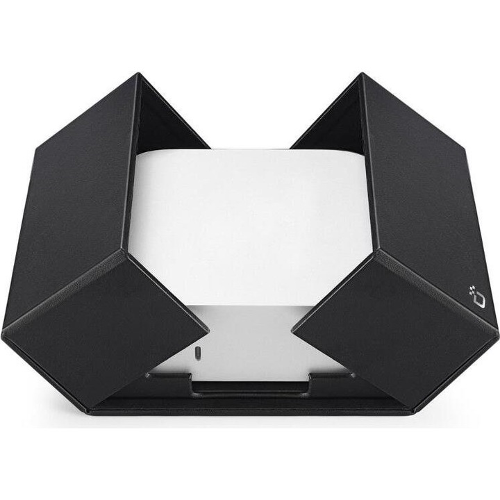 Cutie de depozitare Dux Ducis din piele PU pentru Mac Mini, neagra, design compact