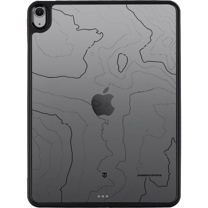 Husa tableta Tactical Warthog pentru iPad Air 11 2024/2025, 7 culori butoane, design transparent, standard militar MIL-STD-810 516
