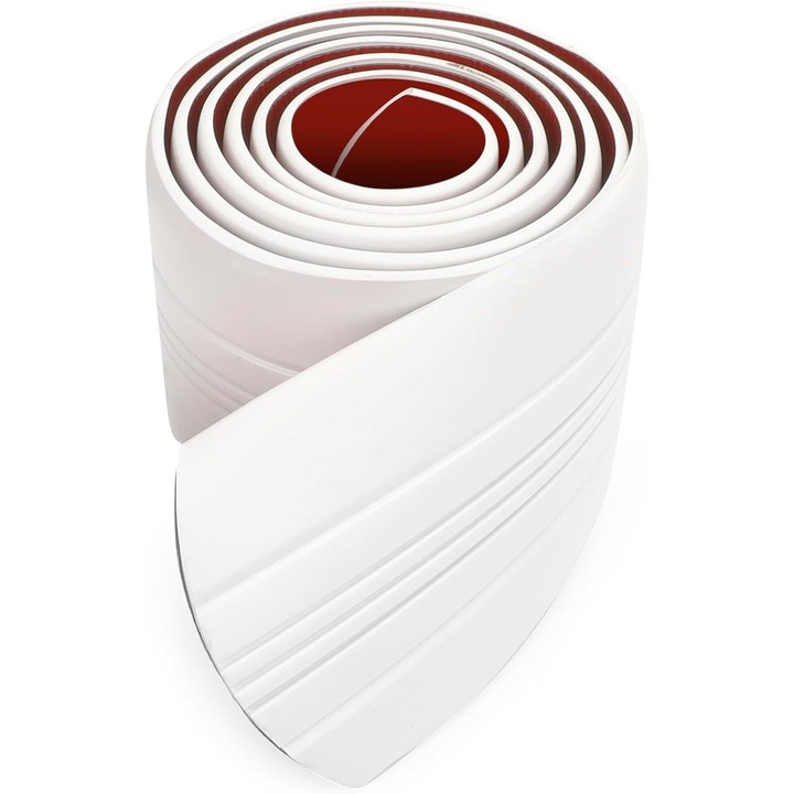 Onuvio® hajógerincvédő 3m öntapadós HDPE + FRP, üvegszálas és egyes alumínium hajókhoz, barkácsolás - Fehér