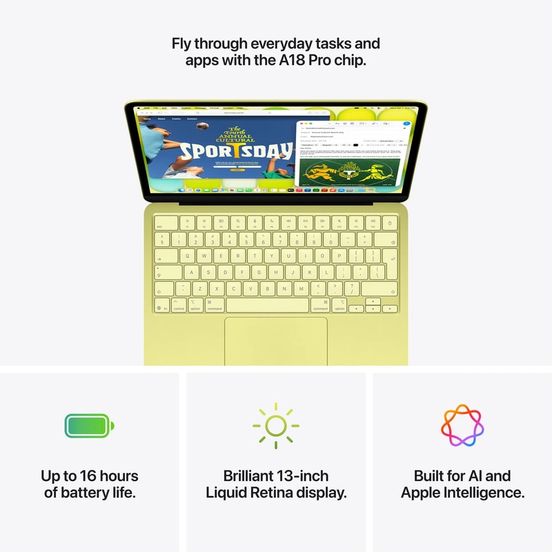 Laptop Apple MacBook Neo 13, Procesor Apple A18 Pro 6-core CPU, 5-core GPU, 13" Liquid Retina, 8GB, 256GB, layout INT, Mac OS Roz