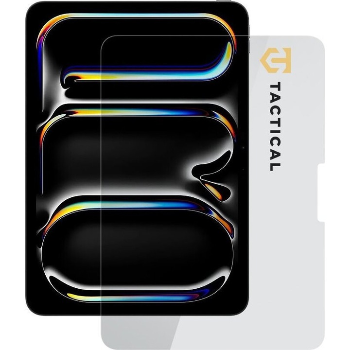 Folie protectie tableta Tactical, model iPad Pro 11 2024, protectie multi-strat, transparent, 0.33mm