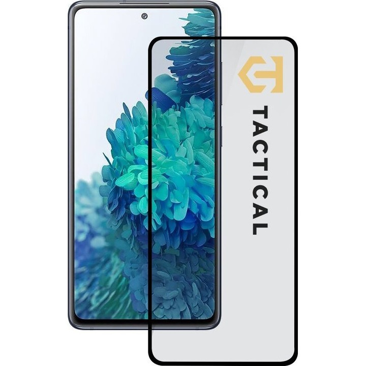Folie protectie Tactical 5D pentru Samsung Galaxy S20 FE, 0.33mm, rezistenta 9H, neagra